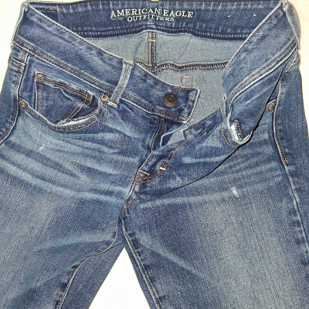 American Eagle Outfitters Dark Blue Boot Cut Jeans